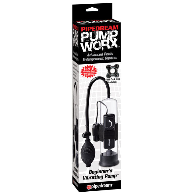 Pipedream Pump Worx Beginner''s Vibrating Pump Clear/Black