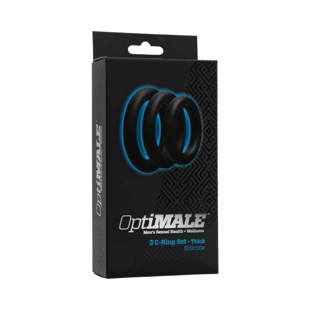 OptiMALE 3 C-Ring Set Thick Black