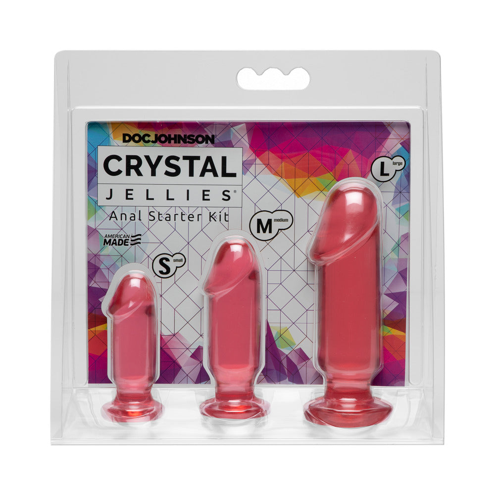 Crystal Jellies Anal Starter Kit Pink