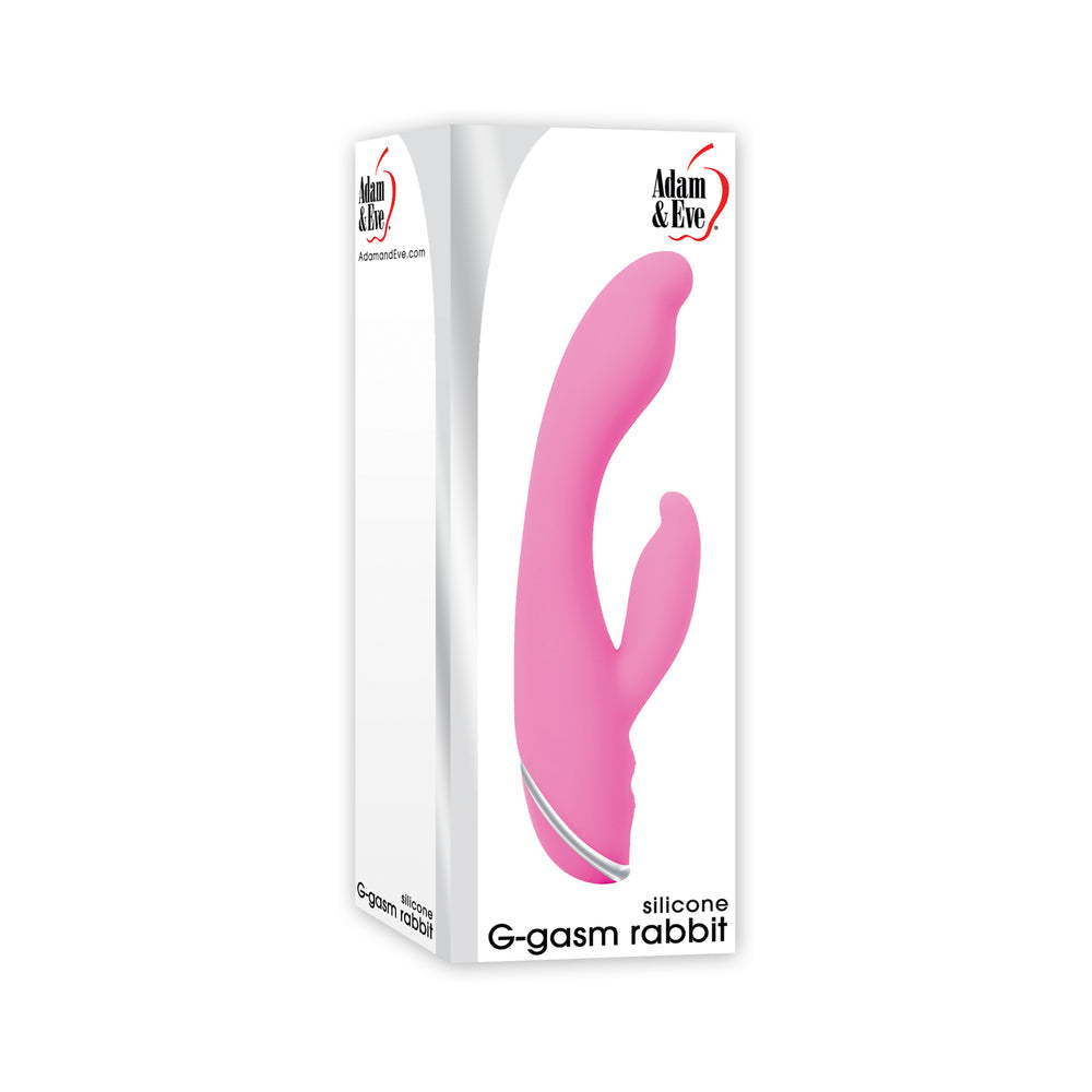 Adam & Eve G-Gasm Silicone Rabbit Vibrator Pink