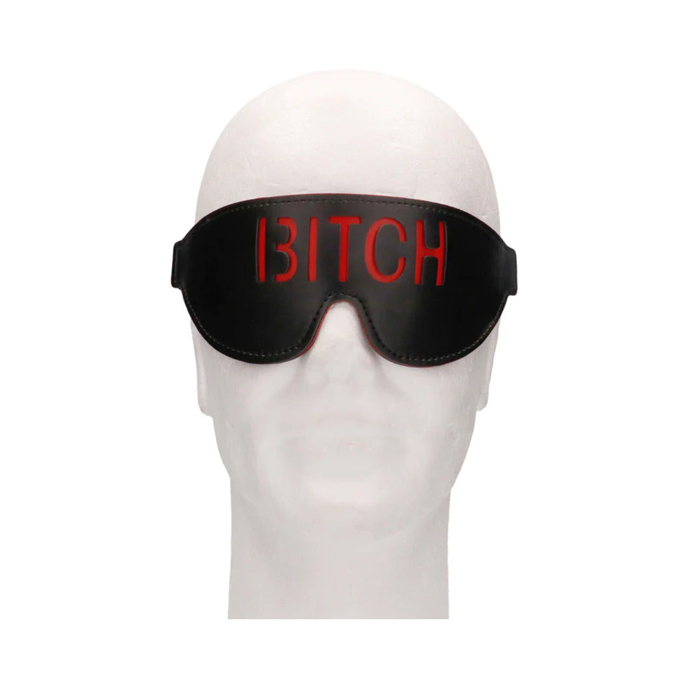 Ouch! ''Bitch'' Blindfold Black