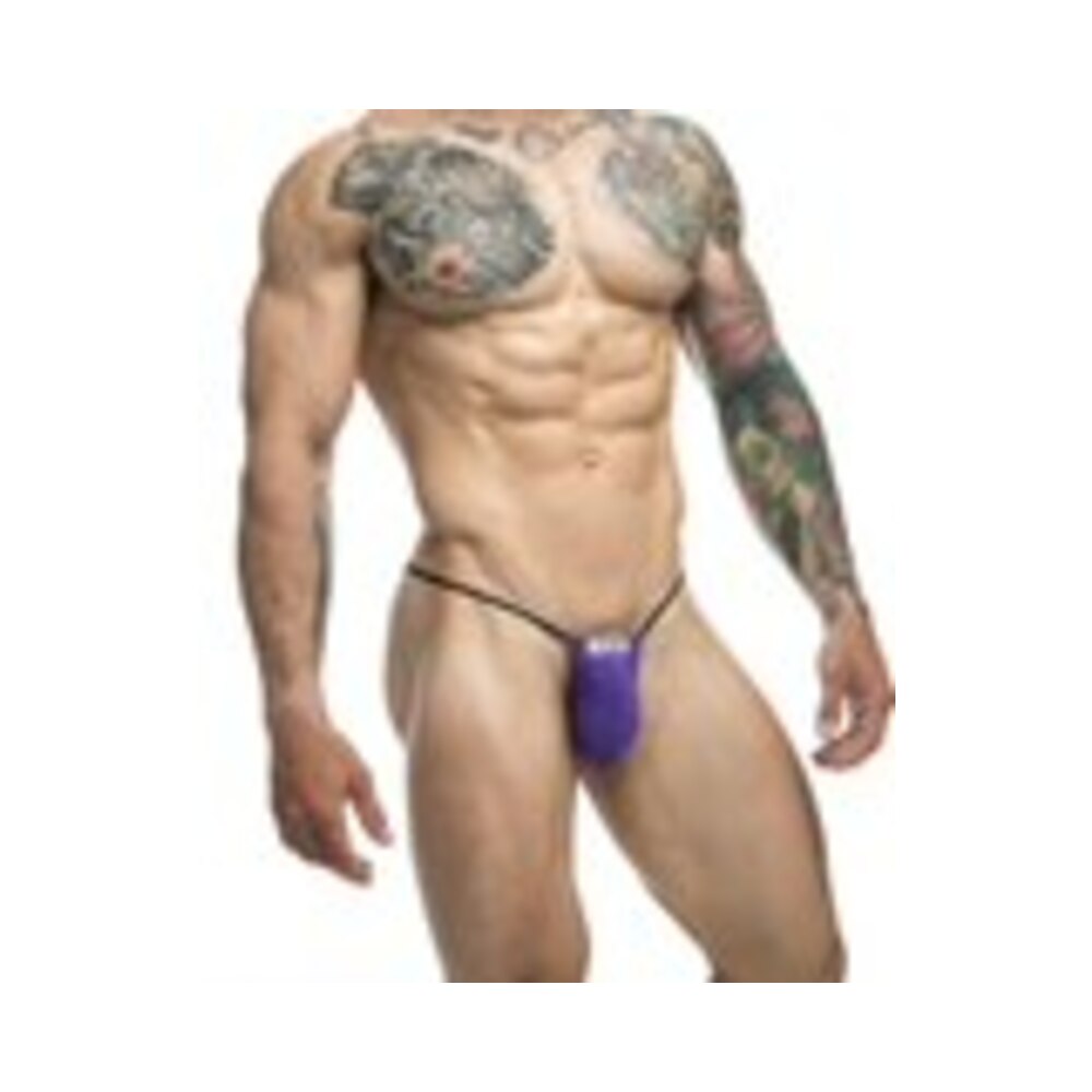 MaleBasics JUSTIN + SIMON Classic G-String Bulge Purple L/XL