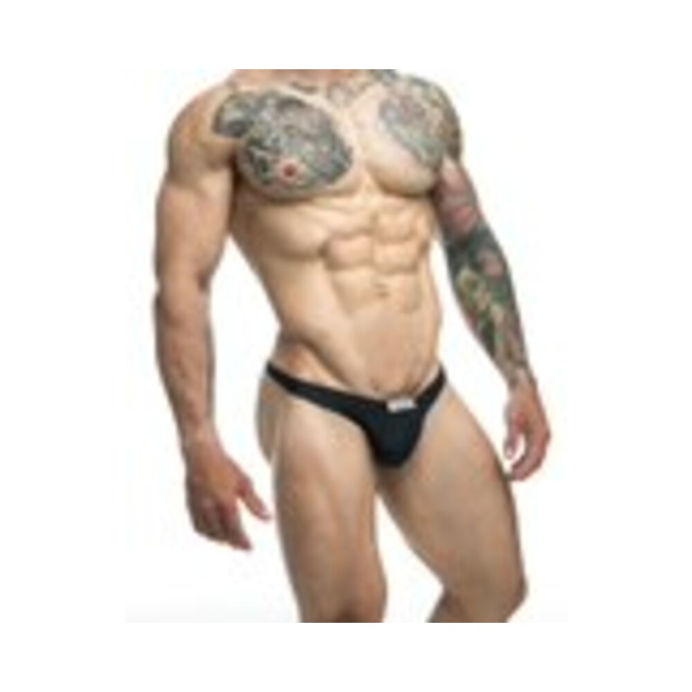 MaleBasics JUSTIN + SIMON Classic Tanga Black M