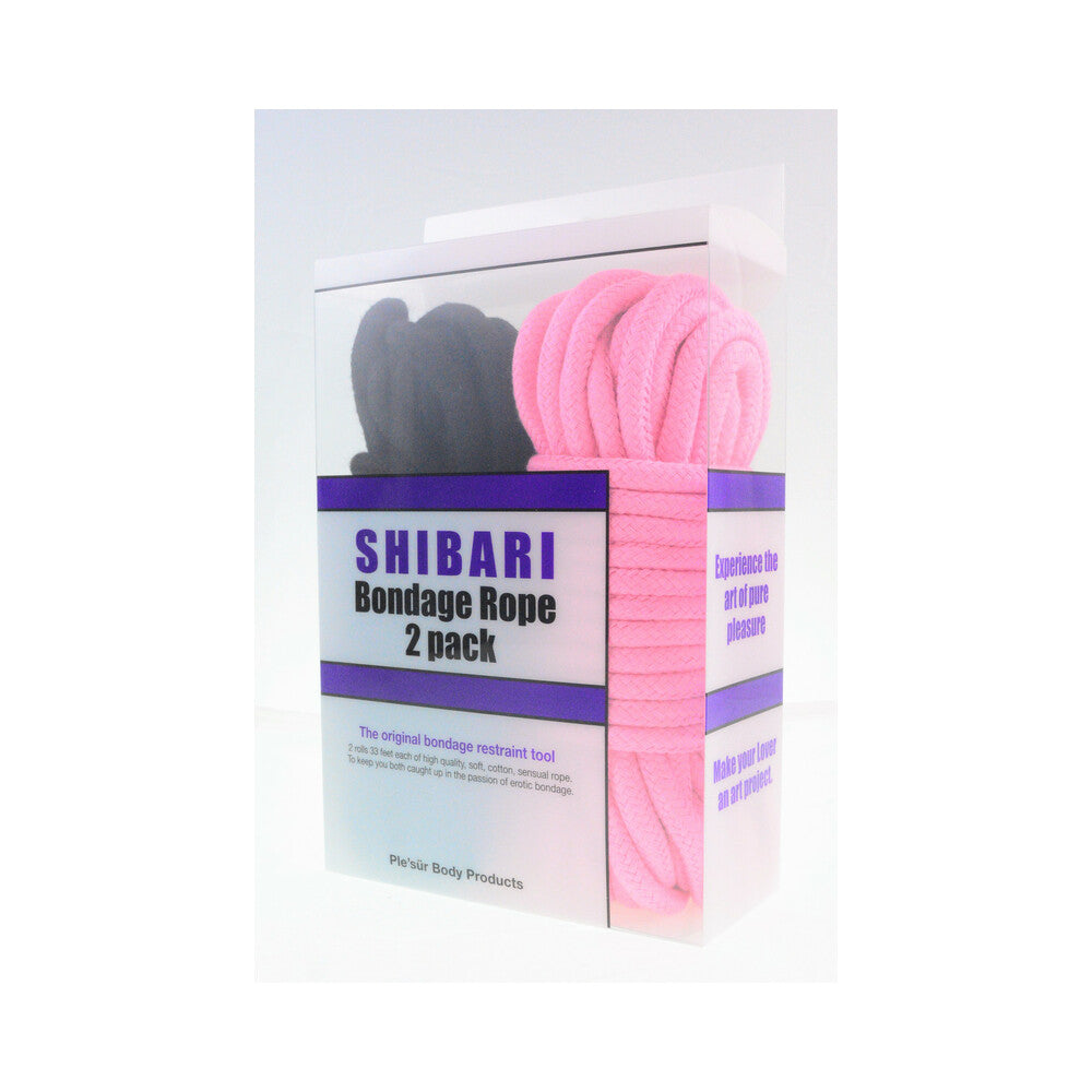 Ple''sur Pink & Black 10 m / 33 ft. Rope Kit 2-Pack