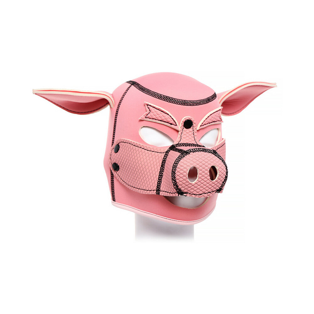 Ple''sur Neoprene Pig Mask Hood Pink Bag Packaging