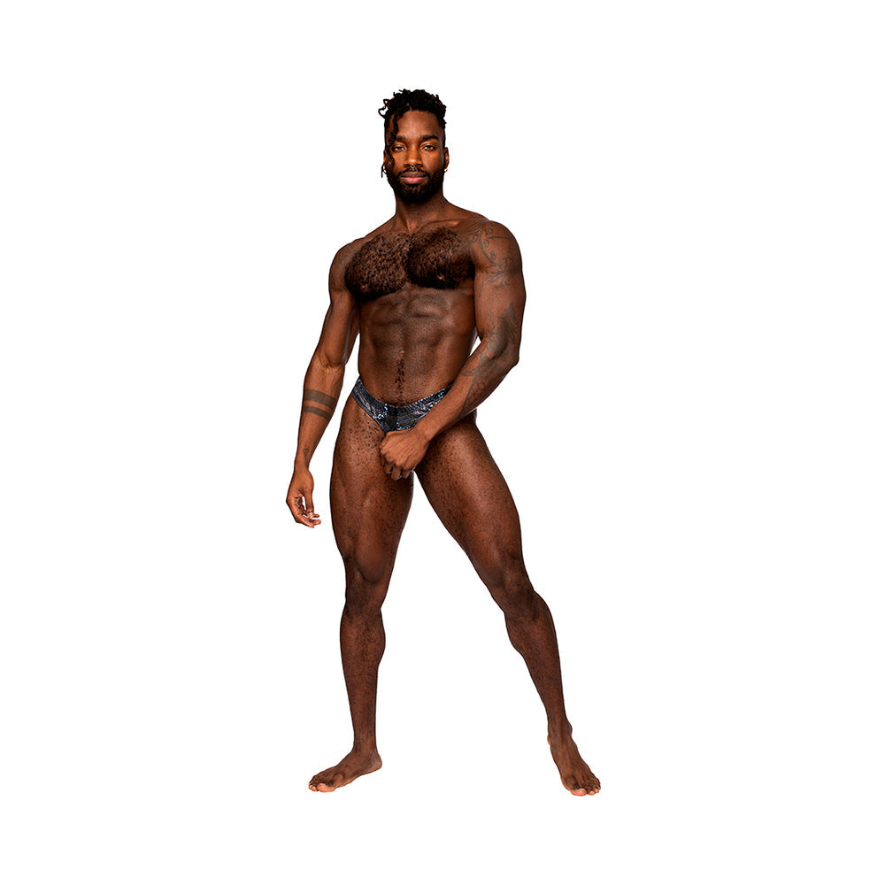 Male Power S''naked Power Sock Black/Blue L/XL