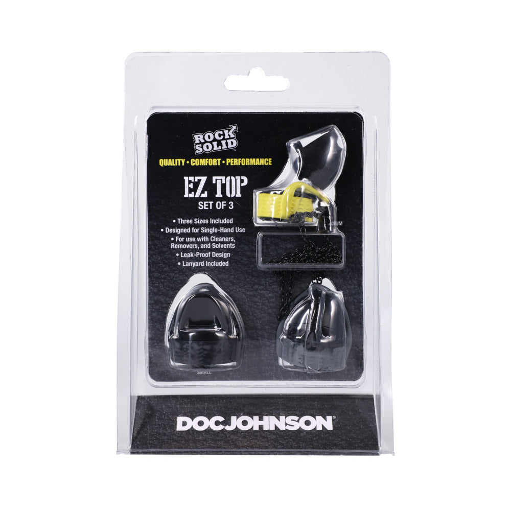 Rock Solid EZ Top 3-Piece Set Black/Yellow/Grey