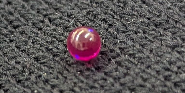 4MM Ruby Bead