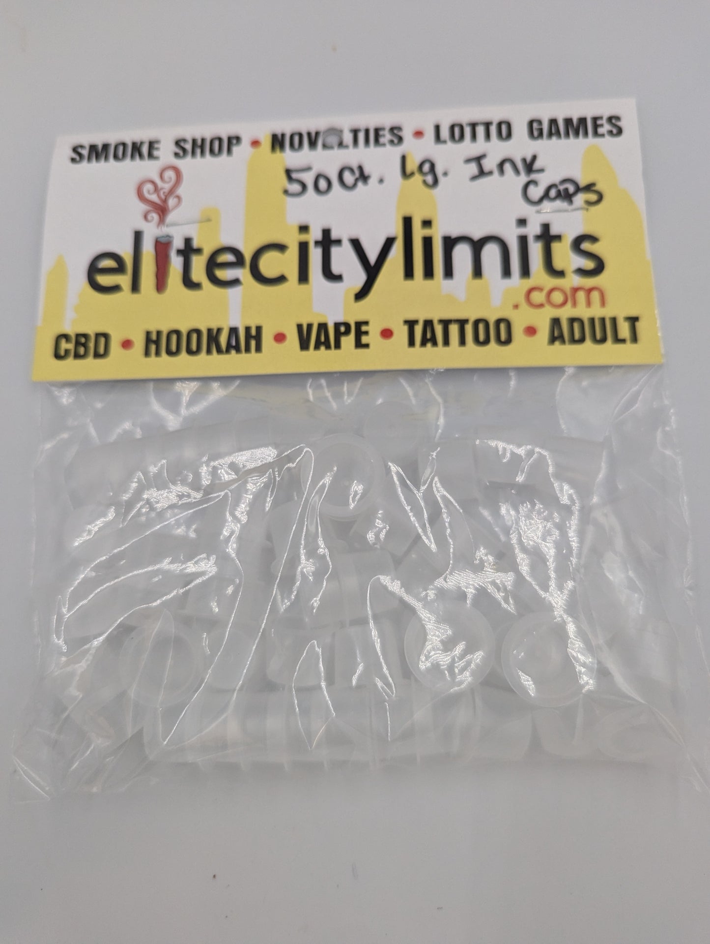 50 CT. Large Tattoo Ink Caps