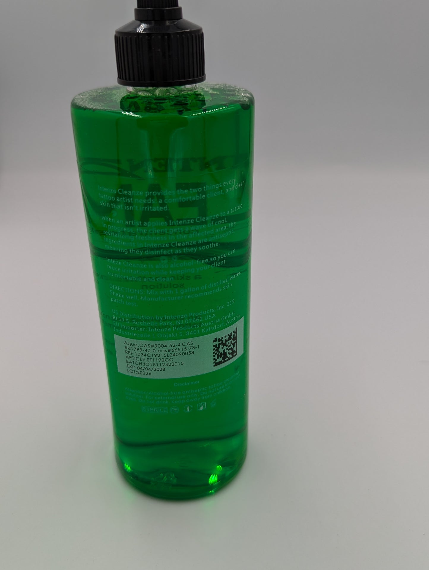 Intense Clean Skin Green Soap tattoo