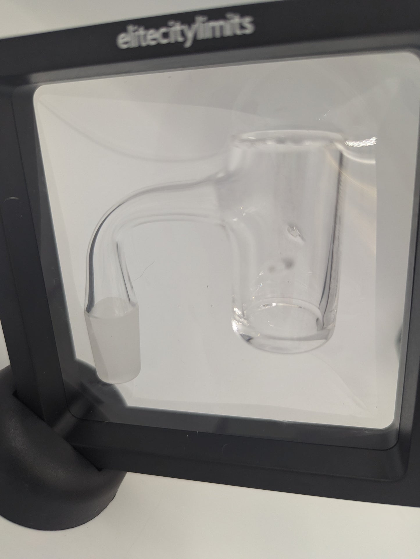 Full Weld Beveled Edge Quartz Banger with 2PCS Tourbillion