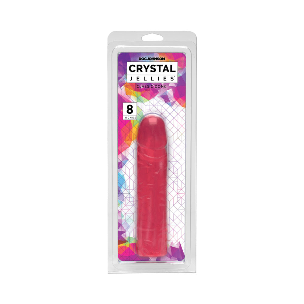 Crystal Jellies - Classic Dong Pink 8in