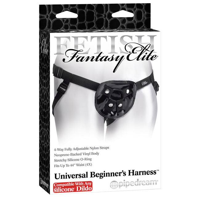 Pipedream Fetish Fantasy Elite Adjustable Universal Beginner''s Harness Black