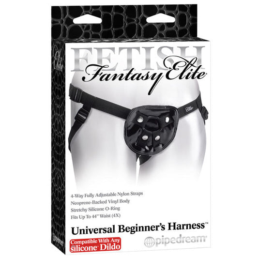 Pipedream Fetish Fantasy Elite Adjustable Universal Beginner''s Harness Black