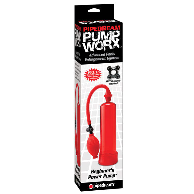 Pipedream Pump Worx Beginner''s Power Pump Red