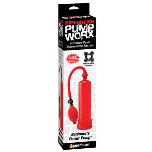 Pipedream Pump Worx Beginner''s Power Pump Red