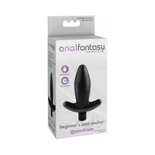 Pipedream Anal Fantasy Collection Vibrating Beginner''s Anal Anchor Black