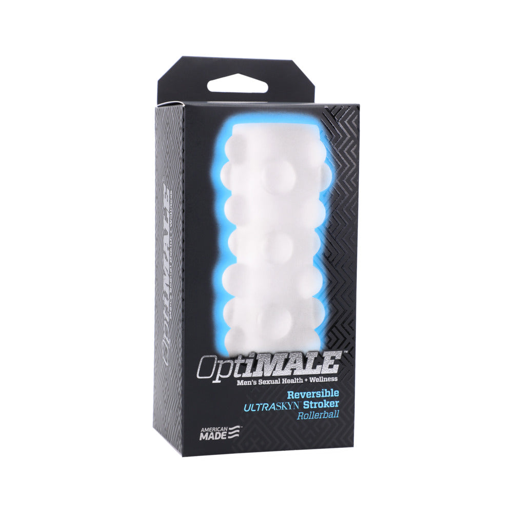 OptiMALE  Reversible UR3 Stroker  Rollerball Clear