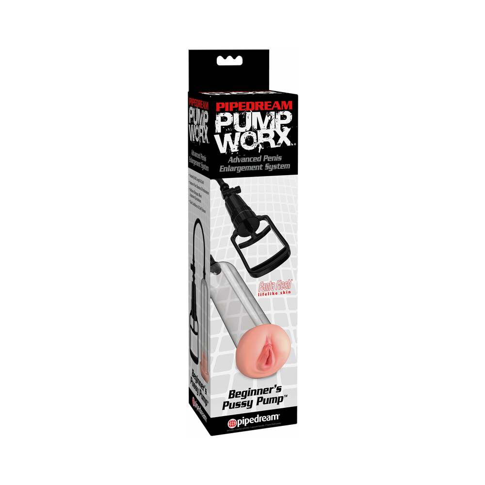 Pipedream Pump Worx Beginner''s Pussy Pump Beige/Clear