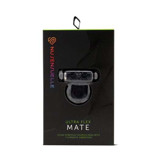 Nu Sensuelle Mate Ultra Flex Couple''s Ring Black