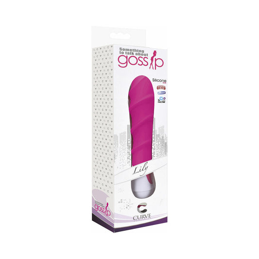 Curve Toys Gossip Lily Waterproof Silicone G-Spot Vibrator Magenta
