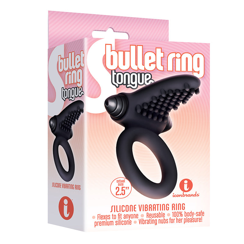 The 9''s, S-Bullet Ring - Tongue, Silicone