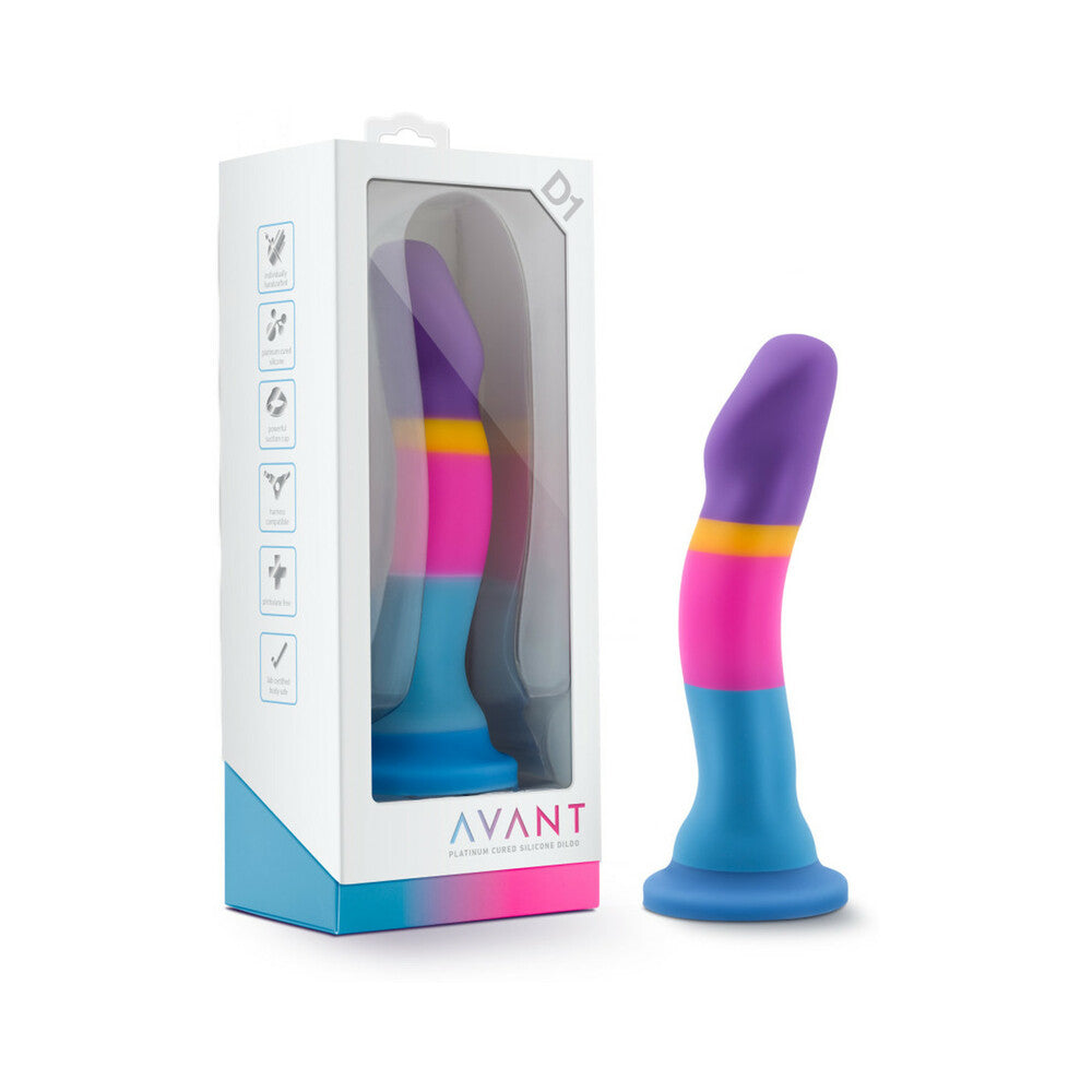Blush Avant D1 Hot ''n'' Cool 7.5 in. Silicone Dildo with Suction Cup