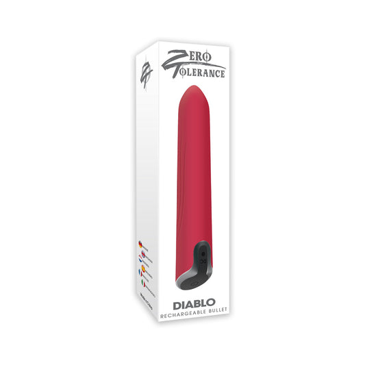 Zero Tolerance Diablo Rechargeable Bullet Vibrator Red