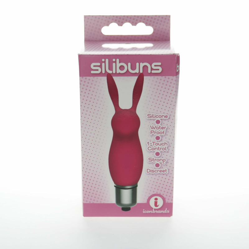 The 9''s Silicone Bunny Bullet Pink