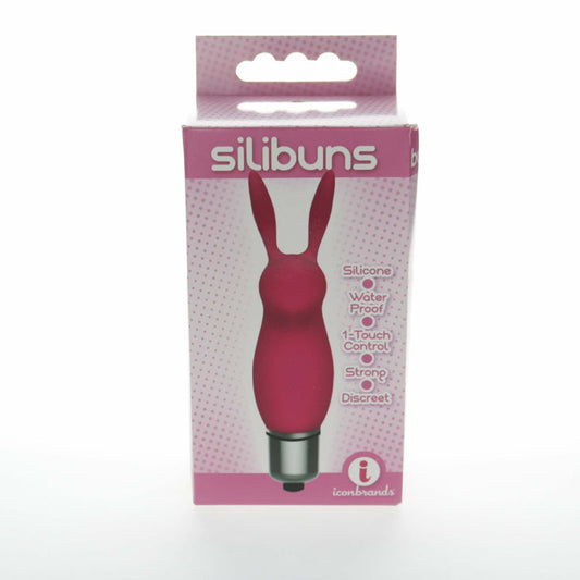The 9''s Silicone Bunny Bullet Pink