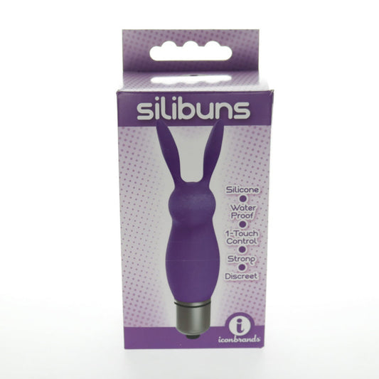The 9''s Silicone Bunny Bullet Purple