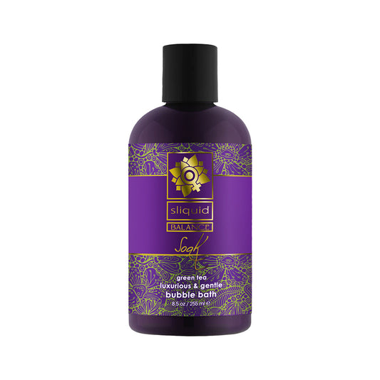 Sliquid Balance Soak Bubble Bath Green Tea 8.5 oz.