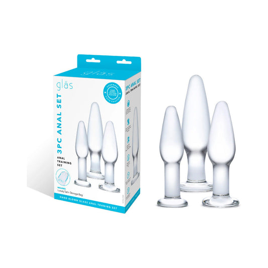 Glas 3-Piece Glass Anal Training Set