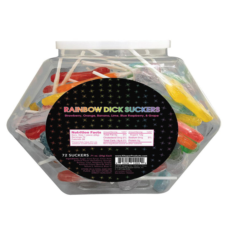 Rainbow Dick Sucker 72pc Bowl