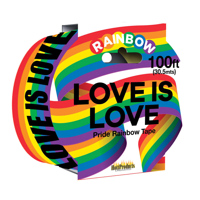 Love Is Love - Rainbow Style - Caution Party Tape - 100''