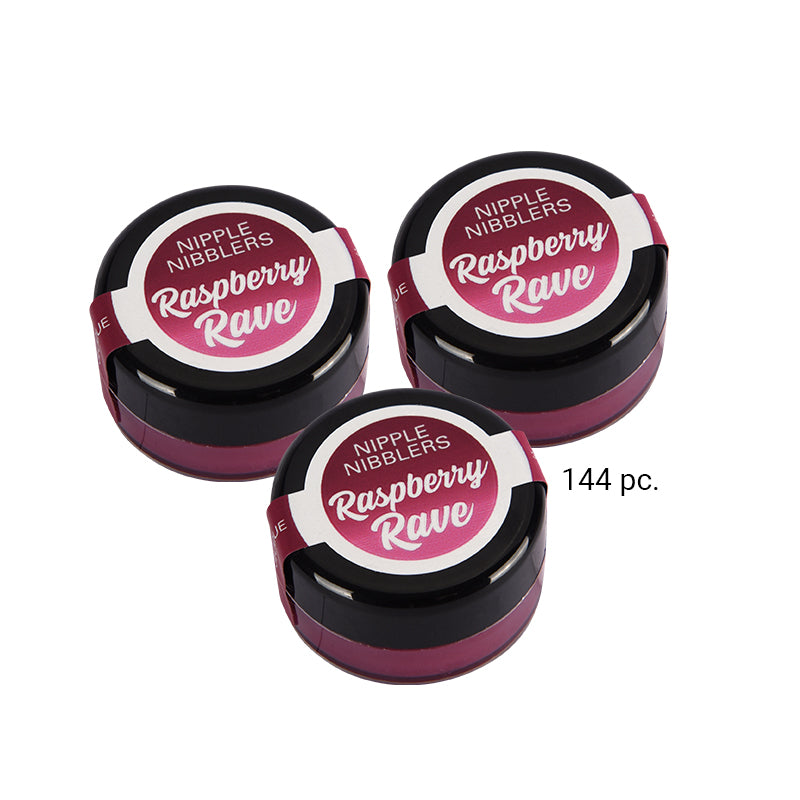 Jelique Nipple Nibbler Cool Tingle Balm Raspberry Rave (Bulk Pack/144 pcs) 3 g