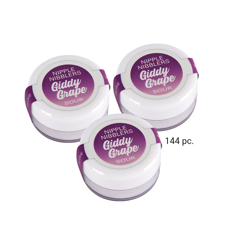 Nipple Nibbler Sour Tingle Balm Giddy Grape (Bulk Pack/144 pcs) 3 g