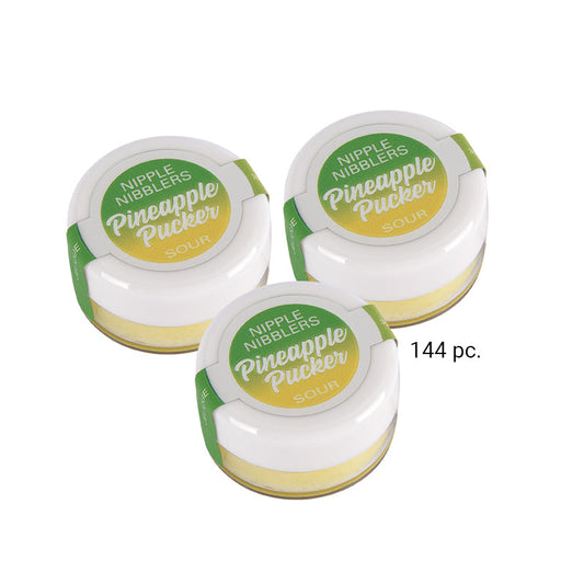 Nipple Nibbler Sour Tingle Balm Pineapple Pucker (Bulk Pack/144 pcs) 3 g