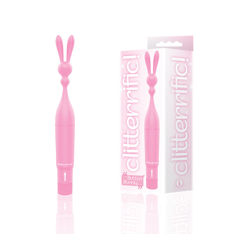 The 9''s Clitterific! Button Bunny Clitoral Stimulator