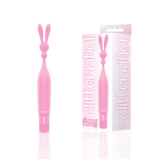 The 9''s Clitterific! Button Bunny Clitoral Stimulator