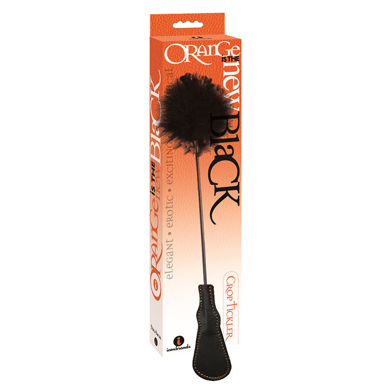 The 9''s Orange Is The New Black Riding Crop & Tickler