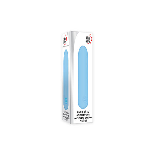 Adam & Eve Eve''s Silky Sensations Rechargeable Bullet Vibrator Blue