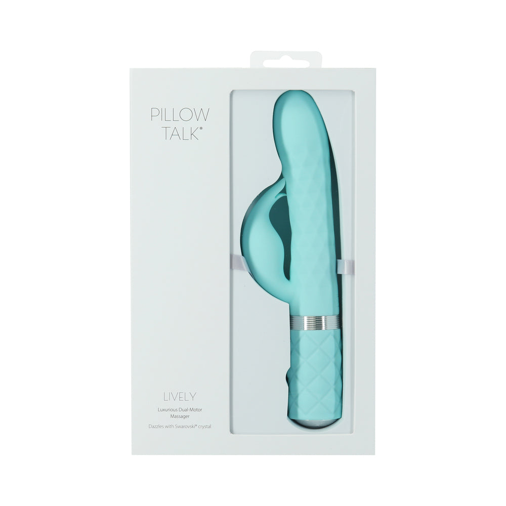 Pillow Talk Lively Dual Stimulator Teal