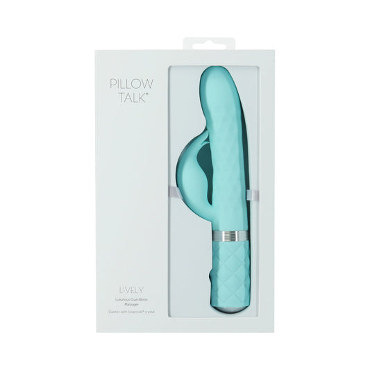 Pillow Talk Lively Dual Stimulator Teal