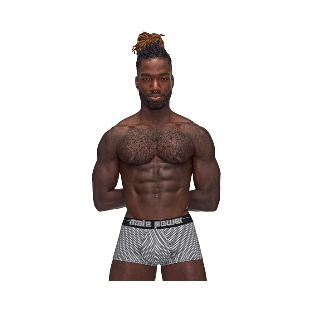 Male Power Sexagon Mini Short Gray XL