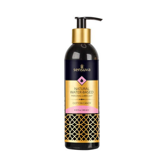 Sensuva Natural Water-Based Personal Lubricant Cotton Candy 8 oz.