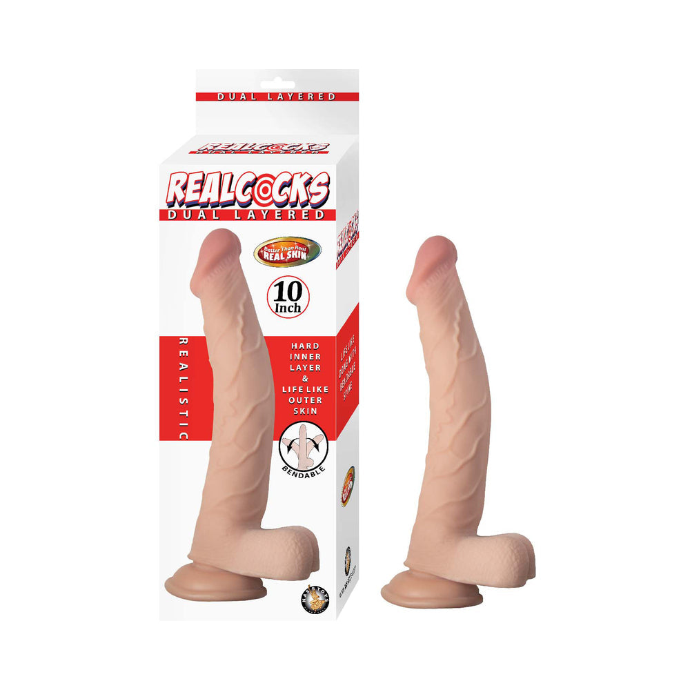 Realcocks Dual Layered 10 in. Beige