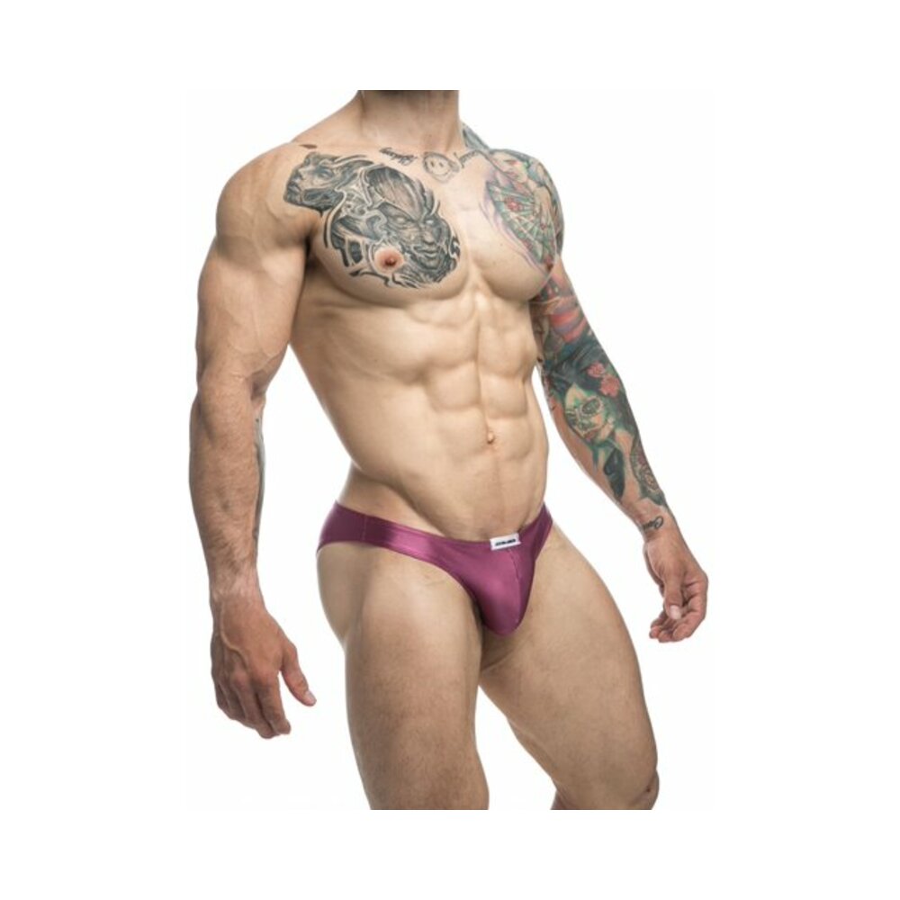 MaleBasics JUSTIN + SIMON Classic Bikini Wine 2XL