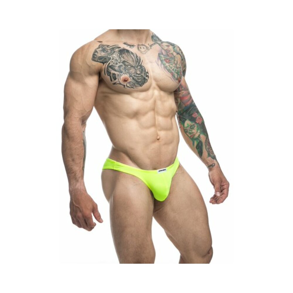 MaleBasics JUSTIN + SIMON Classic Bikini Neon Green XL