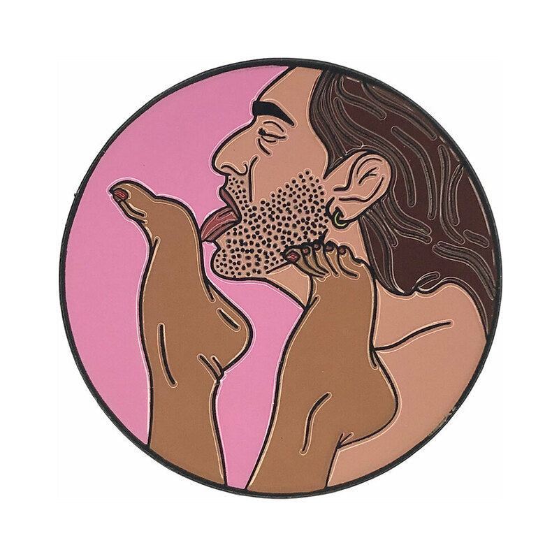 Geeky & Kinky Feet Licker Scruffy Pin